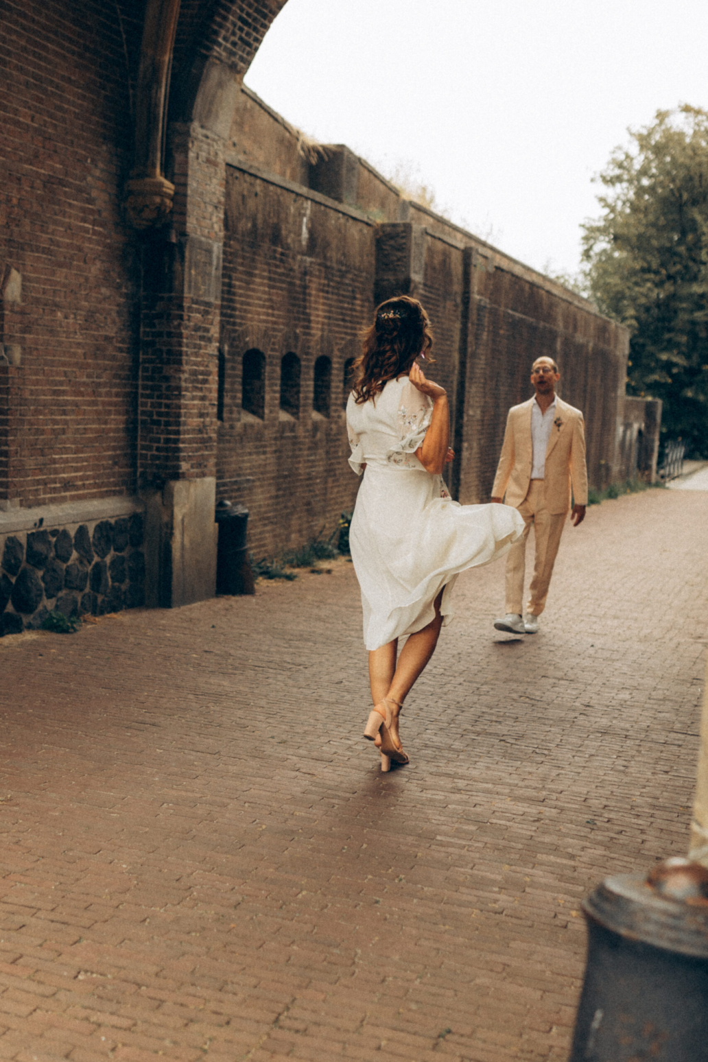 couple on their wedding day